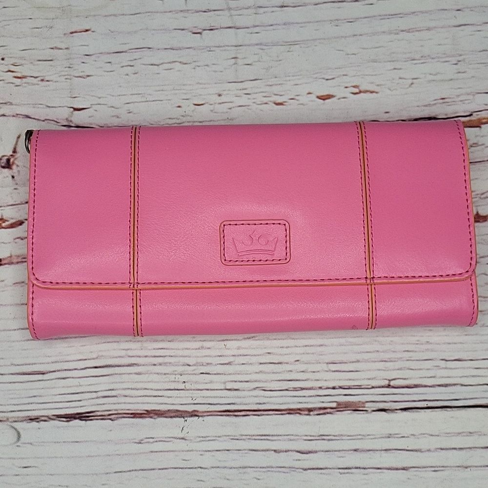 BAEKGAARD Pink and Orange Wallet